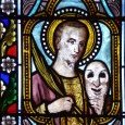 Sarrazac : vitrail de Saint-Geniès